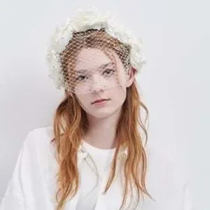 Zara | Accessories | Zara Floral Headpiece Headband Ecru Nwt  display picture 1